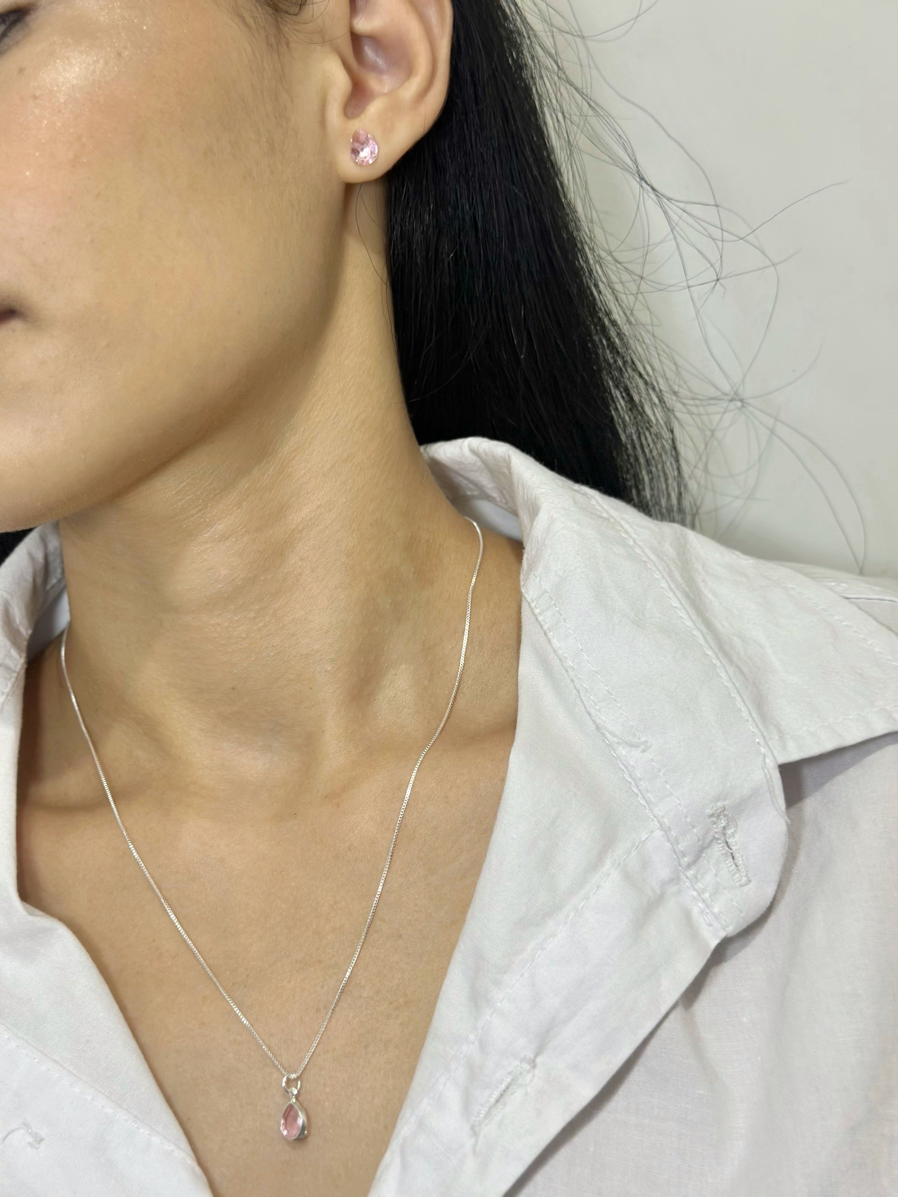 Conjunto zircônia em gota 6mm