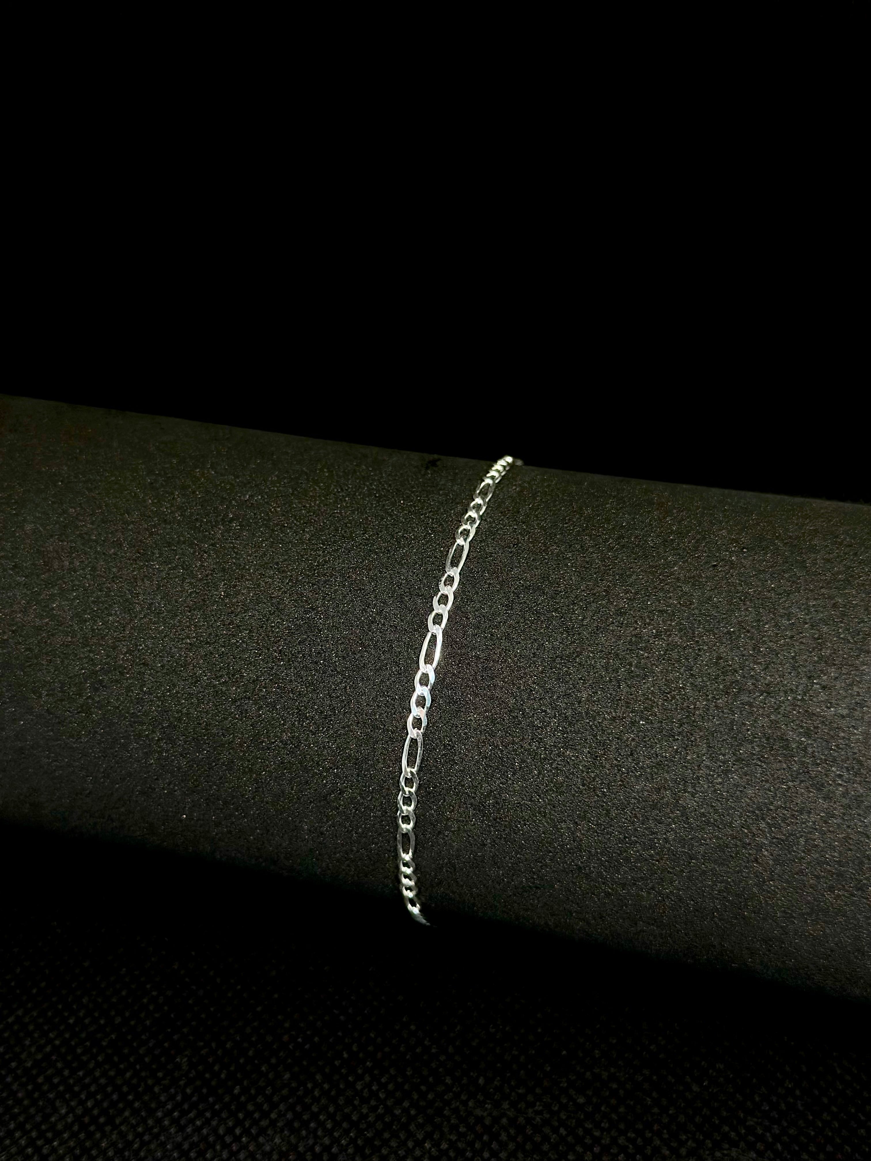 Pulseira 3x1 2,5mm 20cm em Prata 925 Legítima – Masculina