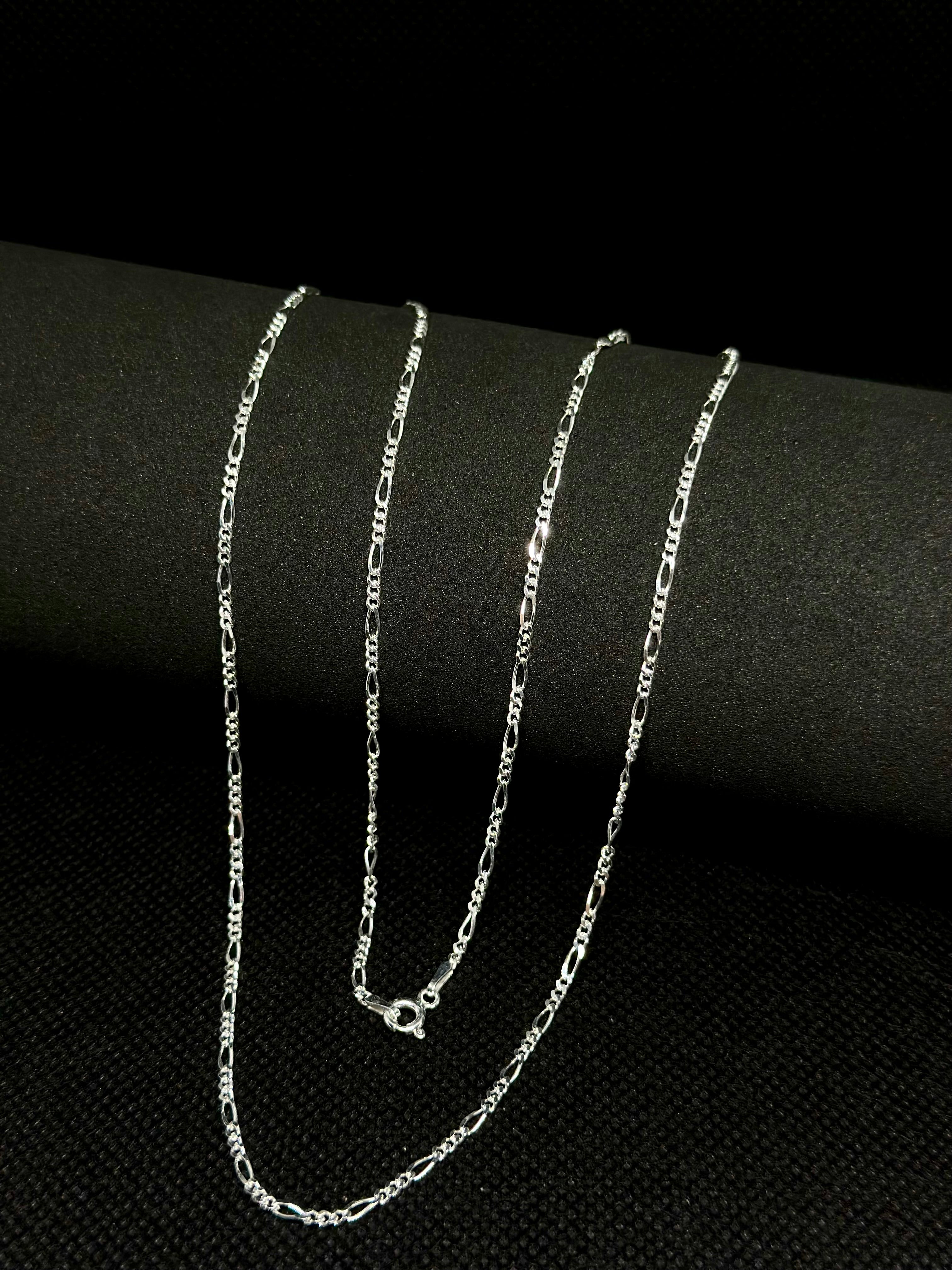 Corrente 3x1 Prata 925 – 1,8mm 60cm | Masculina | Garantia Vitalícia