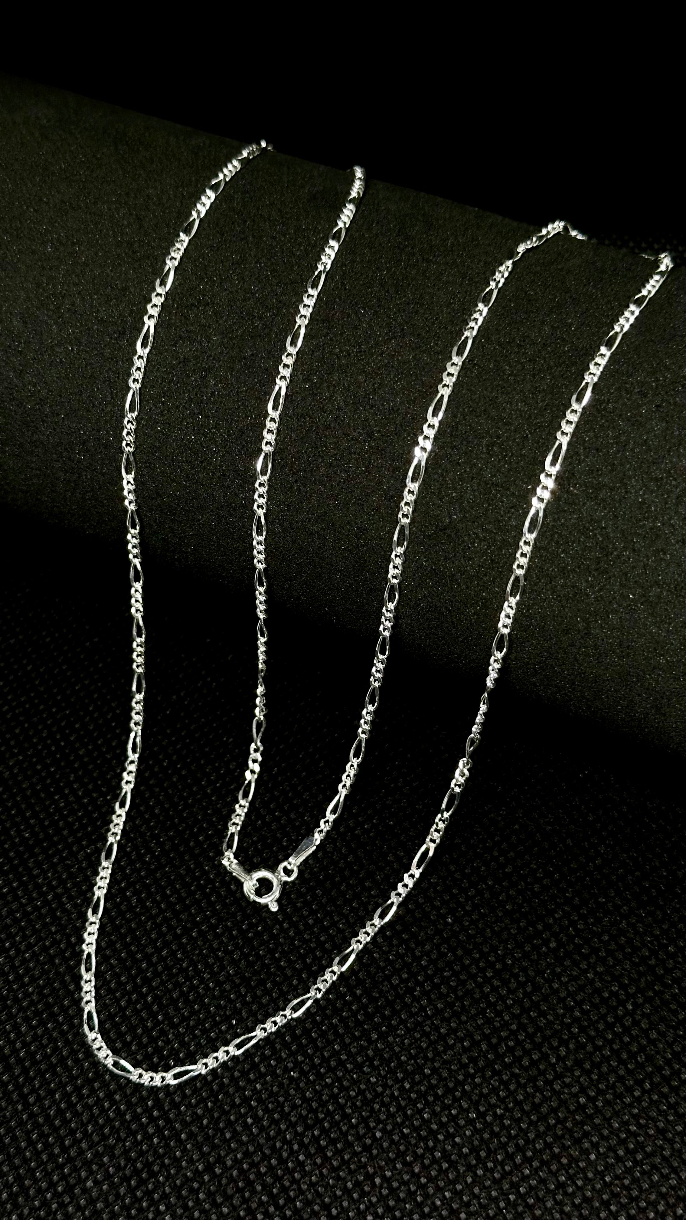 Corrente 3x1 Prata 925 – 1,8mm 60cm | Masculina | Garantia Vitalícia