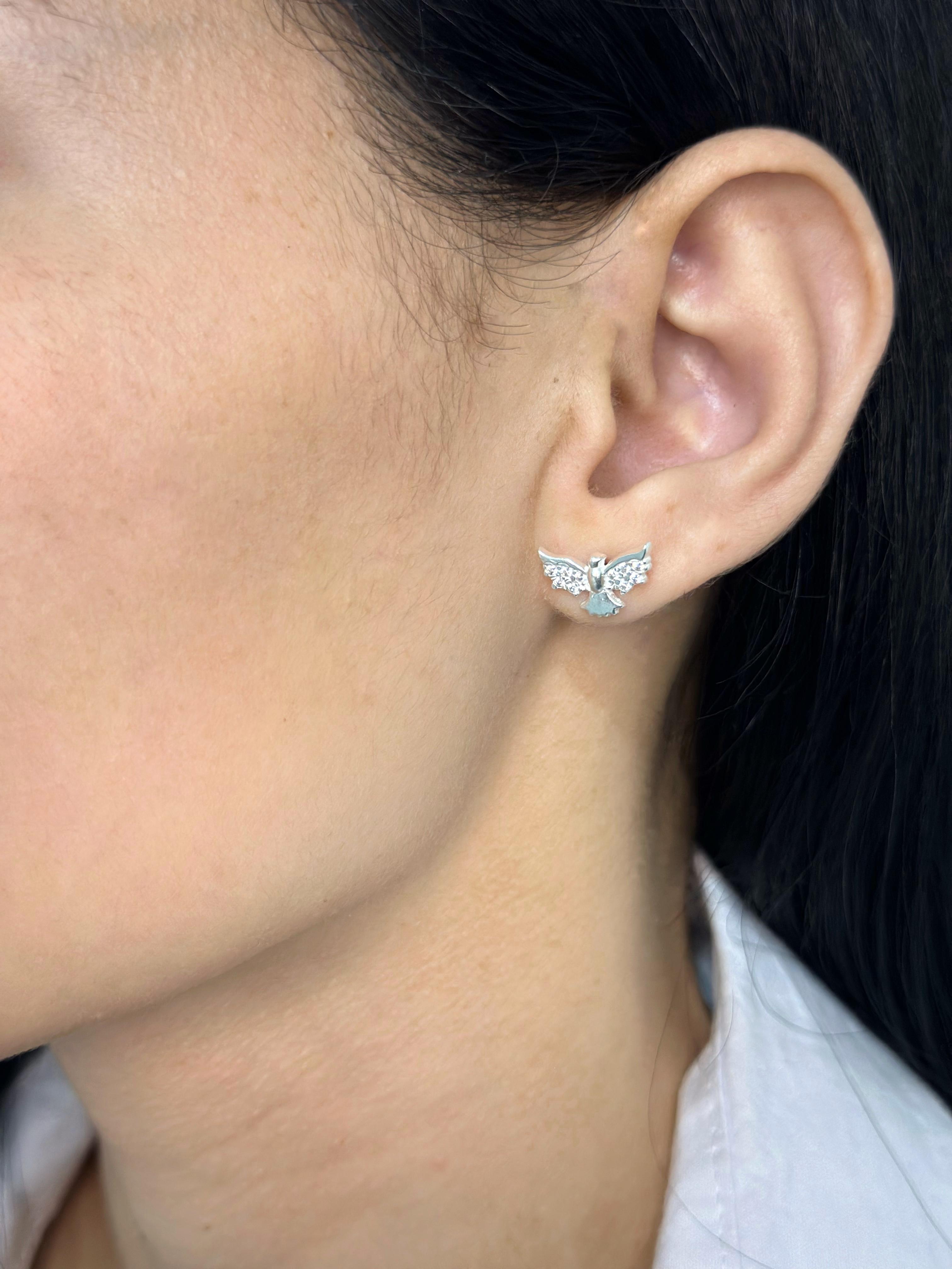 Brinco Espírito Santo Feminino Prata 925 Legítima – Alta Qualidade com Garantia Vitalícia